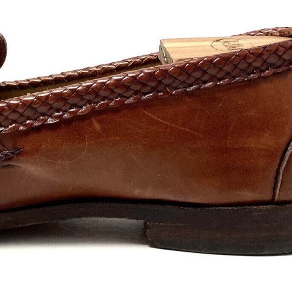 Allen Edmonds Maxfield Brown Leather Tassel Toe Loafers Size 11.5B main image 6
